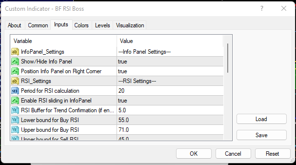 RSI Boss Input property